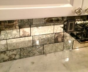 Kitchen Backsplash Mirror Tile Cami Weinstein