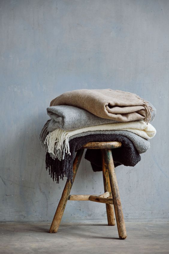 Neutral Blankets and Throws Cami Weinstein